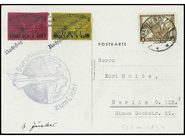 dito, Karte mit ähnlicher Frankatur