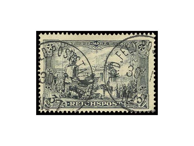 3 M. in Type II, sauber gestempelt "K.D. FELDPOSTSTATION 30/11 No. 7", sign. Bühler, Kabinett (ex Sammlung Gubito) (Mi. 950,-