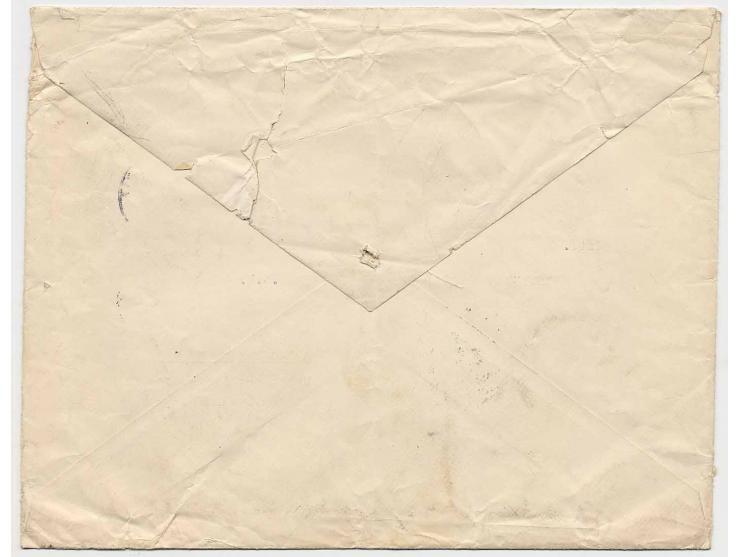 1905, ohne Wasserzeichen: 10 Pa. im senkrechten Paar mit Stempel "CONSTANTINOPEL 18.8.12" auf Geschäftspapiere-Umschlag im Gr