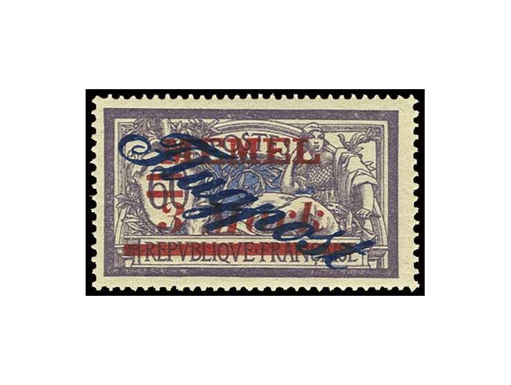 1922, Flugpost 3 M. auf 60 C., postfrisch, Kabinett (Mi. 300,-)