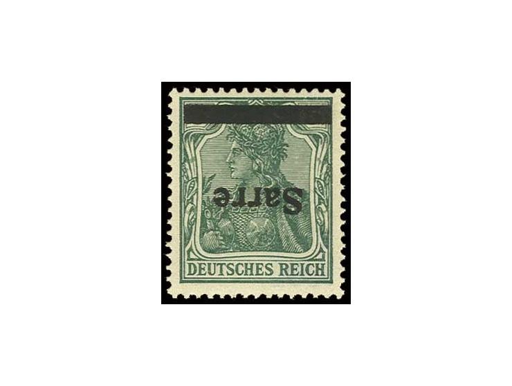 5 Pfg. mit kopfstehendem Aufdruck, postfrisch, Kabinett, Fotoattest H. Ney BPP