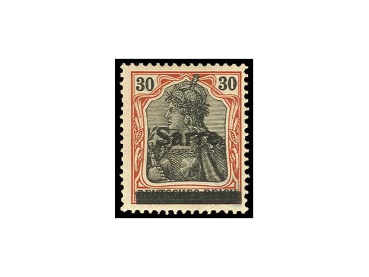 30 Pfg. auf orangeweiß, postfrisch, Kabinett, Befund H. Ney BPP