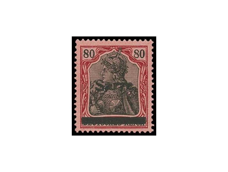 Type III: 80 Pfg., postfrisch, Kabinett, sign. Dr. Dub sowie Fotoattest Ney BPP (Mi. 600,-)