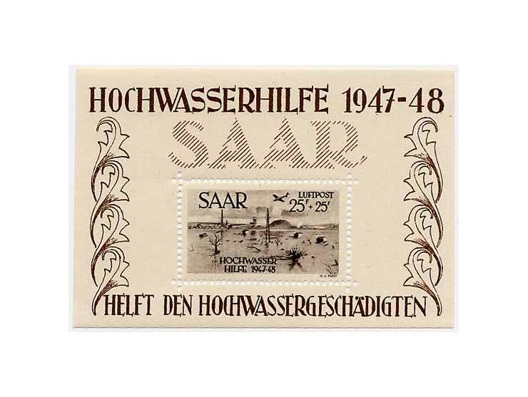 Hochwasser-Blockpaar, postfrisch, Bl. 2 ganz leichte Anhaftspuren (Mi. 950,-)
