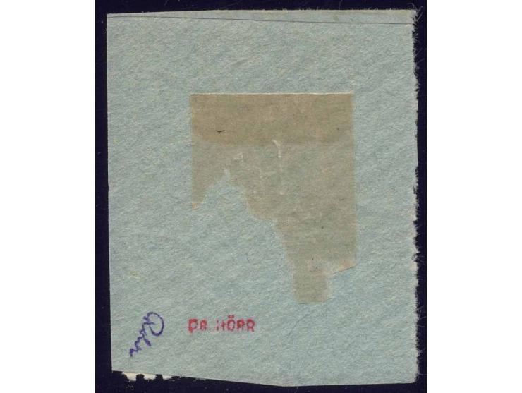 Fügner 50 H. mit Teilstempel von Konstantinbad auf Briefstück, sign. Dr. Hörr und Rohr, Pracht (ex Sammlung Gubito) (Mi.1.000