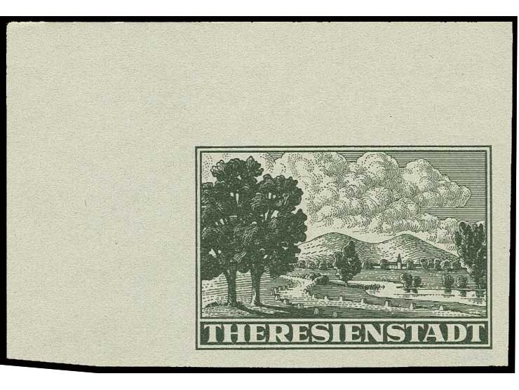 dito, breitrandig ungezähntes linkes unteres Eckrandstück, postfrisch, Kabinett, sign. Gilbert (Mi. 500,-)