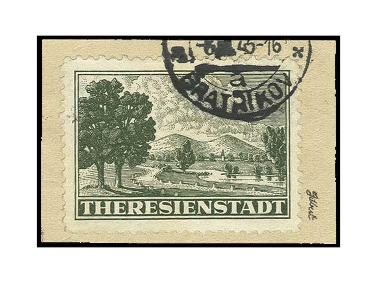 dito, gestempelt auf Briefstück, Pracht, sign. Gilbert (Mi. 400,-)