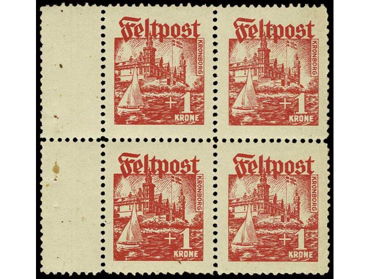 25 Ö.-1 Kr., 3 Heftchenblätter kpl., postfrisch, ein Wert natürlicher Gummifehler