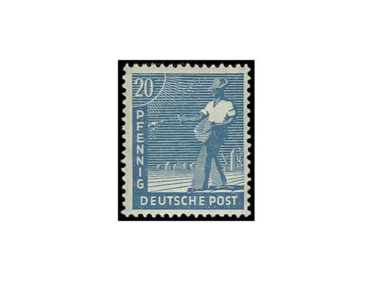 20 Pfg. grünlichblau, postfrisch, Fotobefund Arge (Mi. 300,-)