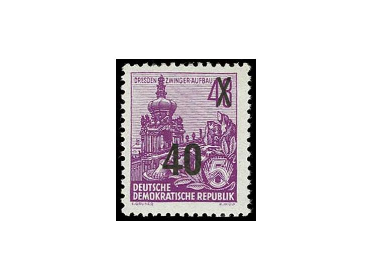 40 auf 48 Pfg. mit Wz. 2XI, postfrisch, sign. Schönherr BPP, Fotobefund Paul BPP (Mi. 400,-)