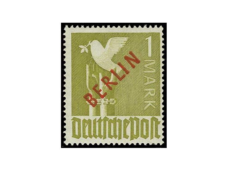 80 Pfg. sowie 1 und 2 M., postfrisch, sign. A. Schlegel BPP