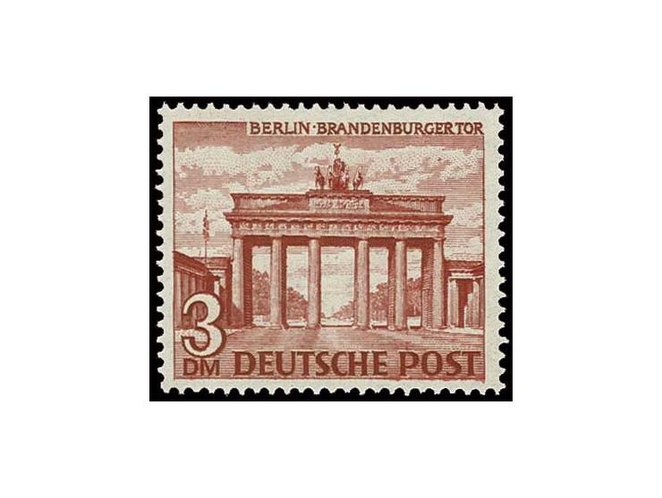 Bauten 1 Pfg.-5 M. kpl., postfrisch (Mi. 900,-)
