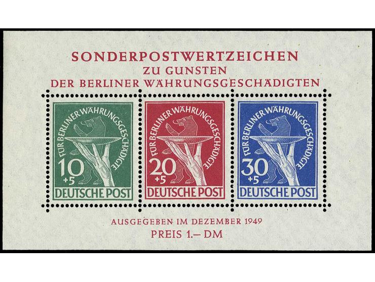 dito, 30 Pfg. mit Plattenfehler, postfrisch, Fotoattest H.-D. Schlegel BPP (Mi. 2.000,-)