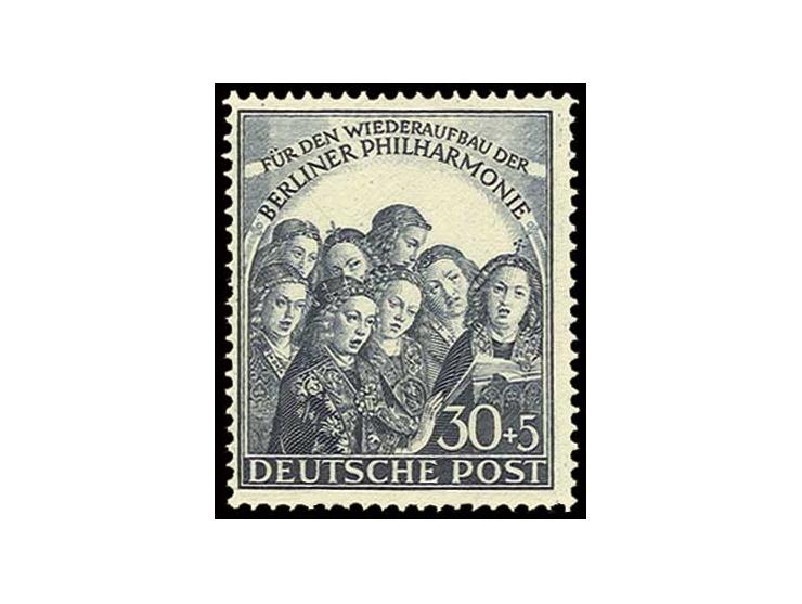 20 Pfg. und Philharmonie 10 und 30 Pfg., postfrisch (Mi. 310,-)