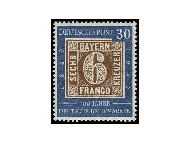 30 Pfg. mit Plattenfehler '0 beschädigt', postfrisch (Mi. 350,-)
