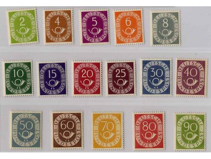 2-90 Pfg. kpl., postfrisch, einige belanglose Zahnverkürzungen, sign. Schlegel BPP (Mi. 2.500,-)
