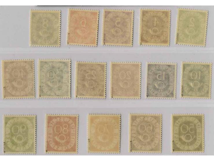 2-90 Pfg. kpl., postfrisch, einige belanglose Zahnverkürzungen, sign. Schlegel BPP (Mi. 2.500,-)