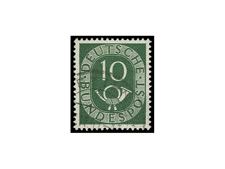 6, 10, 15 und 30 Pfg. mit jeweils Wz. Z, gestempelt, teils geringfügige Mängel, alle BPP-sign. mit Fotoattest Salomon BPP für