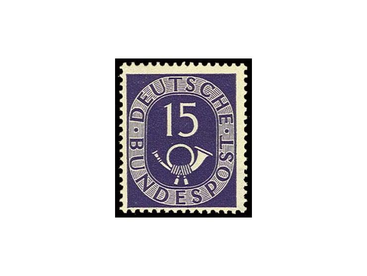 15 Pfg. mit Wz. Z, postfrisch, doppelt sign. Salomon BPP (Mi. 250,-)