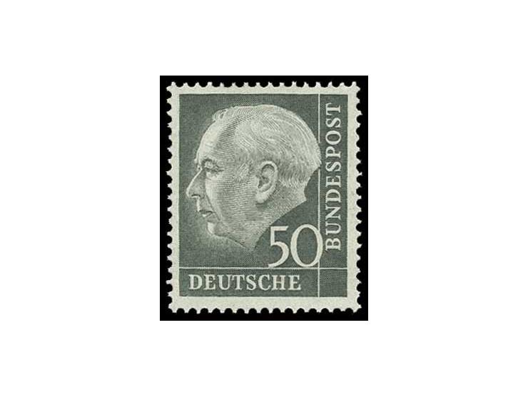 1954, Heuss 2 Pfg.-3 M. kpl., postfrisch (Mi. 350,-)