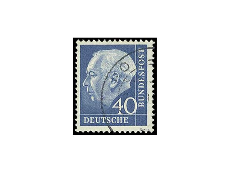 lumogen: 5-40 Pfg. kpl., sauber gestempelt, sign. Schlegel BPP (Mi. 450,-)