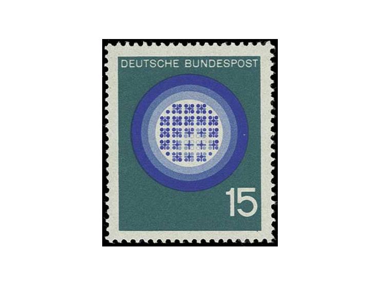 1964, Fortschritt in Technik und Wissenschaft 15 Pfg. ohne schwarze Inschrift, postfrisch, Pracht, Fotoattest H.-D. Schlegel 