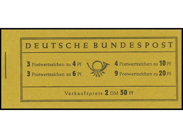 dito, ein Wert 10 Pfg. Haftstelle, sonst postfrisch in sehr guter Erhaltung (Mi. 800,-)