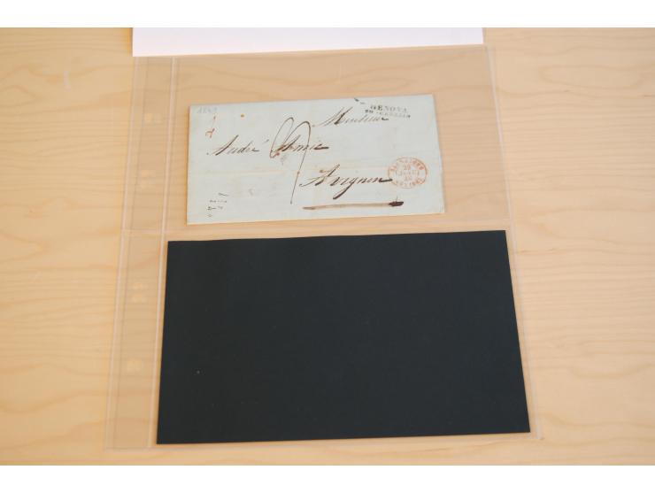 1800/60 (ca.), rd. 700 markenlose Briefe, ganz überwiegend Transitpost in das Ausland mit vielen besseren Stempeln und Stempe