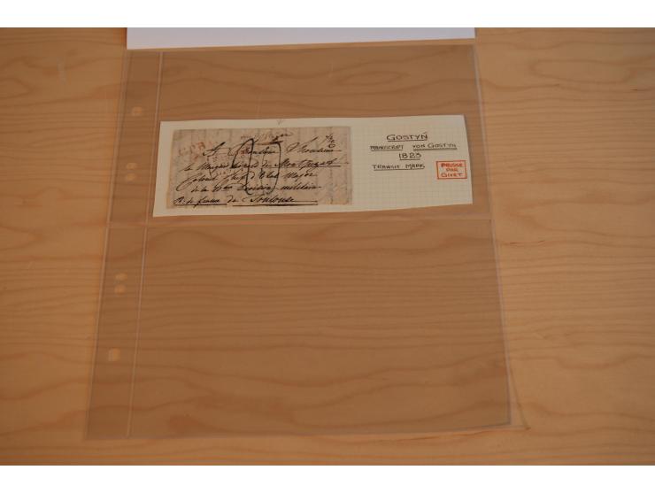 1800/60 (ca.), rd. 700 markenlose Briefe, ganz überwiegend Transitpost in das Ausland mit vielen besseren Stempeln und Stempe