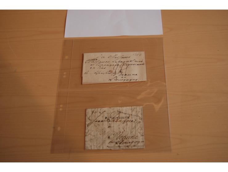 1800/60 (ca.), rd. 700 markenlose Briefe, ganz überwiegend Transitpost in das Ausland mit vielen besseren Stempeln und Stempe