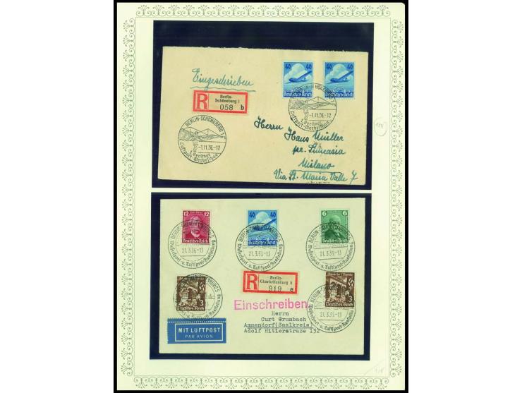 1923/45, sehr umfangreiche und bis auf Block 2 weit überkomplette ungebrauchte/postfrische und gestempelte Sammlung mit einer