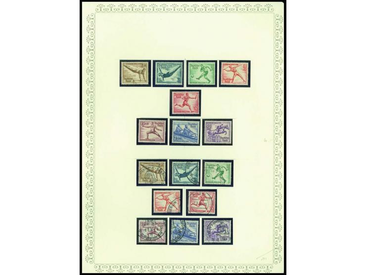 1923/45, sehr umfangreiche und bis auf Block 2 weit überkomplette ungebrauchte/postfrische und gestempelte Sammlung mit einer