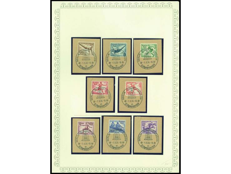 1923/45, sehr umfangreiche und bis auf Block 2 weit überkomplette ungebrauchte/postfrische und gestempelte Sammlung mit einer
