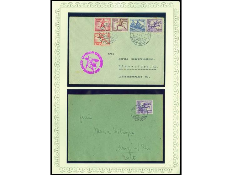 1923/45, sehr umfangreiche und bis auf Block 2 weit überkomplette ungebrauchte/postfrische und gestempelte Sammlung mit einer