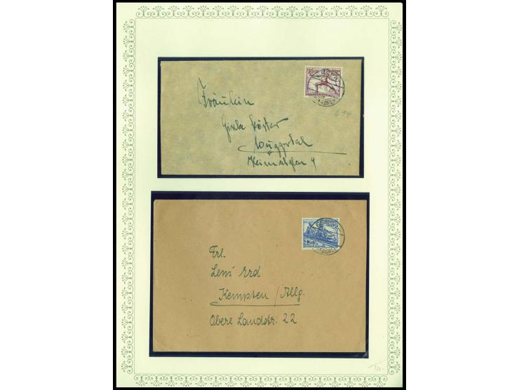 1923/45, sehr umfangreiche und bis auf Block 2 weit überkomplette ungebrauchte/postfrische und gestempelte Sammlung mit einer