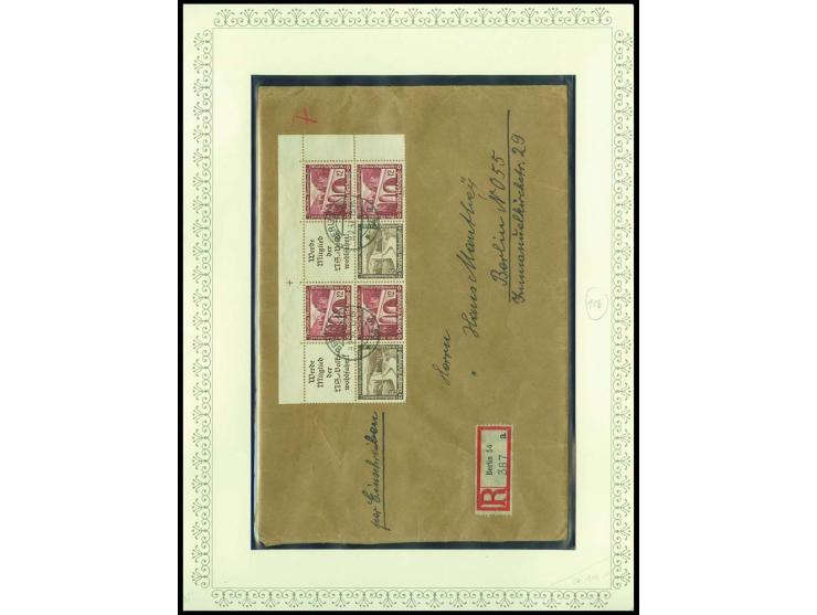 1923/45, sehr umfangreiche und bis auf Block 2 weit überkomplette ungebrauchte/postfrische und gestempelte Sammlung mit einer