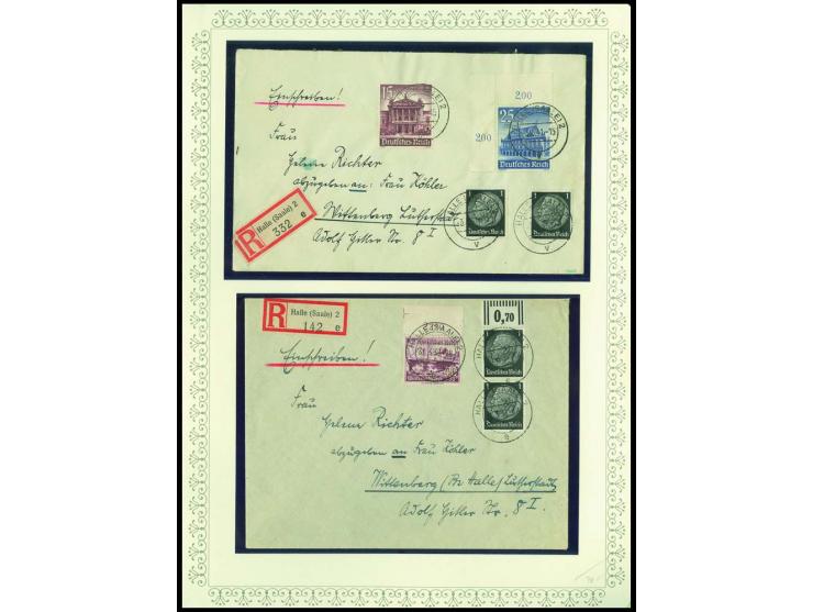 1923/45, sehr umfangreiche und bis auf Block 2 weit überkomplette ungebrauchte/postfrische und gestempelte Sammlung mit einer