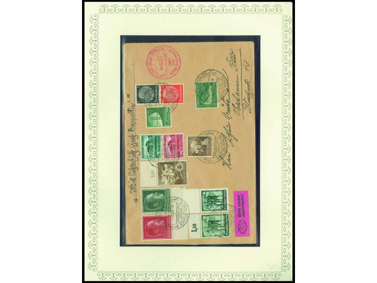 1923/45, sehr umfangreiche und bis auf Block 2 weit überkomplette ungebrauchte/postfrische und gestempelte Sammlung mit einer