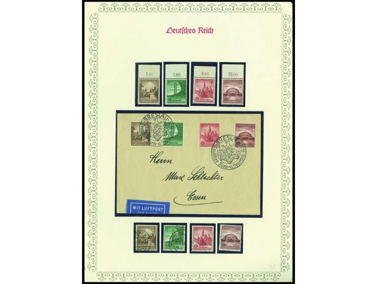 1923/45, sehr umfangreiche und bis auf Block 2 weit überkomplette ungebrauchte/postfrische und gestempelte Sammlung mit einer