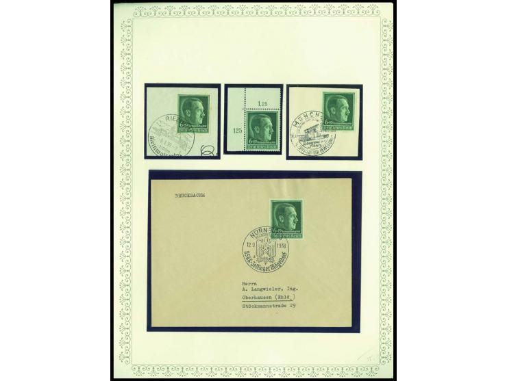 1923/45, sehr umfangreiche und bis auf Block 2 weit überkomplette ungebrauchte/postfrische und gestempelte Sammlung mit einer