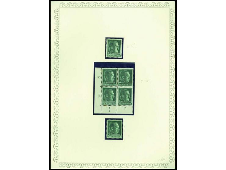 1923/45, sehr umfangreiche und bis auf Block 2 weit überkomplette ungebrauchte/postfrische und gestempelte Sammlung mit einer