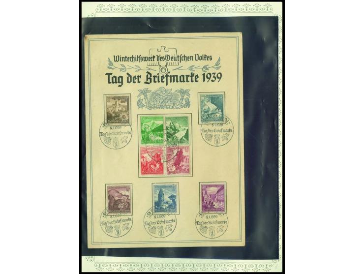 1923/45, sehr umfangreiche und bis auf Block 2 weit überkomplette ungebrauchte/postfrische und gestempelte Sammlung mit einer