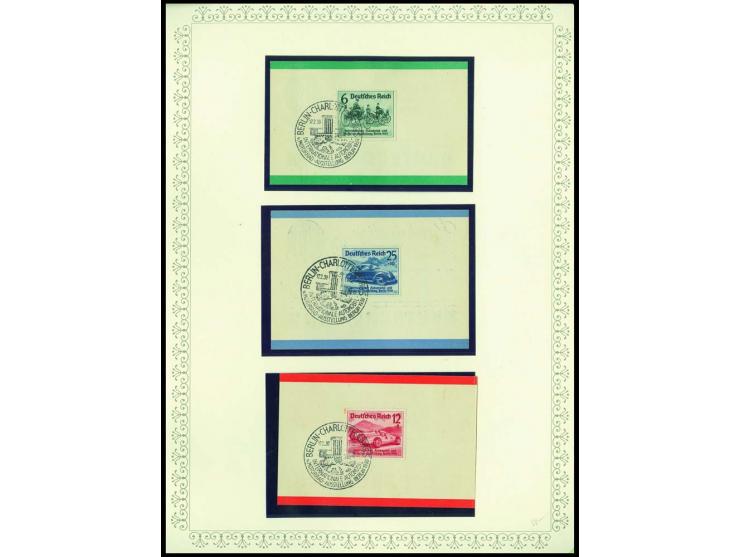 1923/45, sehr umfangreiche und bis auf Block 2 weit überkomplette ungebrauchte/postfrische und gestempelte Sammlung mit einer