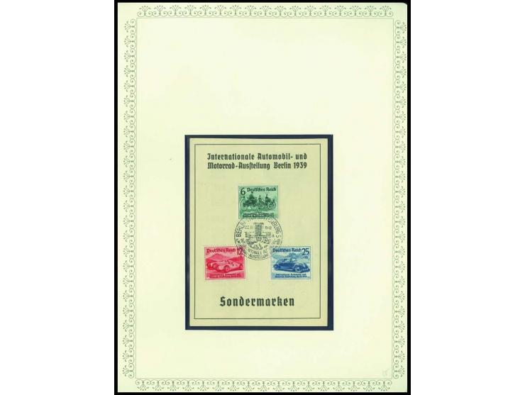 1923/45, sehr umfangreiche und bis auf Block 2 weit überkomplette ungebrauchte/postfrische und gestempelte Sammlung mit einer