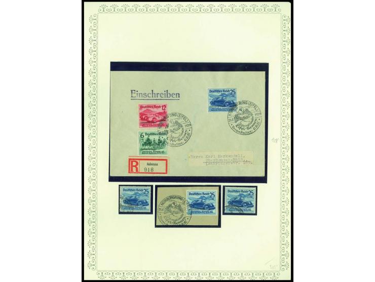 1923/45, sehr umfangreiche und bis auf Block 2 weit überkomplette ungebrauchte/postfrische und gestempelte Sammlung mit einer