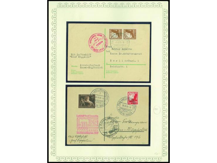 1923/45, sehr umfangreiche und bis auf Block 2 weit überkomplette ungebrauchte/postfrische und gestempelte Sammlung mit einer