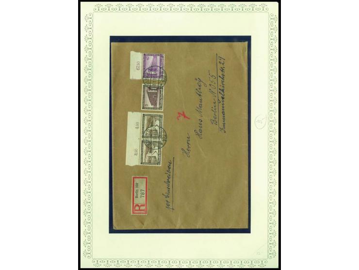 1923/45, sehr umfangreiche und bis auf Block 2 weit überkomplette ungebrauchte/postfrische und gestempelte Sammlung mit einer