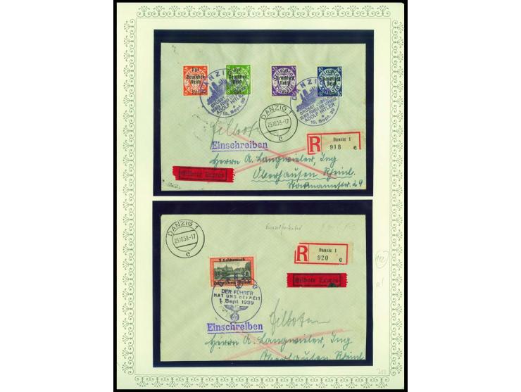 1923/45, sehr umfangreiche und bis auf Block 2 weit überkomplette ungebrauchte/postfrische und gestempelte Sammlung mit einer