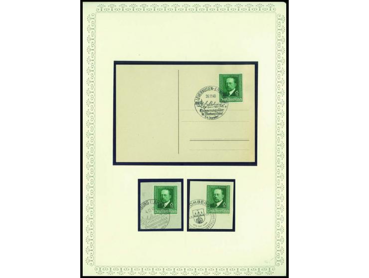 1923/45, sehr umfangreiche und bis auf Block 2 weit überkomplette ungebrauchte/postfrische und gestempelte Sammlung mit einer