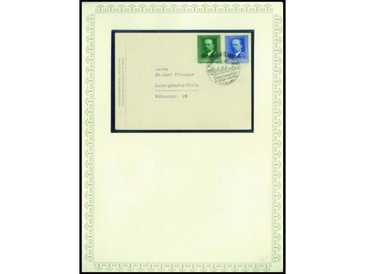 1923/45, sehr umfangreiche und bis auf Block 2 weit überkomplette ungebrauchte/postfrische und gestempelte Sammlung mit einer